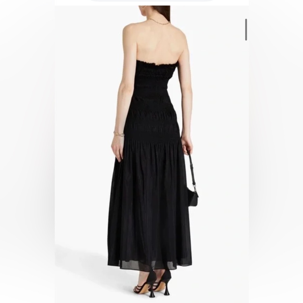 NWT Nicholas Kalli Elegant Black Strapless Maxi Dress Size US 6 AU 10 - Picture 2 of 15
